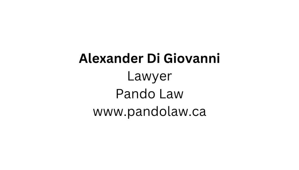 Alexander Di Giovanni card