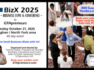 BizX 2025 Business Expo & Conference by GTApreneurs - EXHIBITOR REGISTRATION