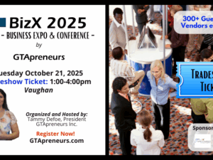 BizX 2025 graphic - Tradeshow ticket 2