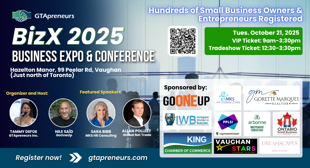 BizX 2025 Business Expo Toronto - Vaughan and Conference