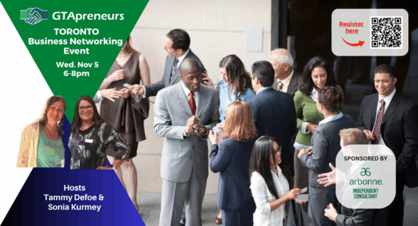 GTApreneurs Nov 5 Toronto Business Networking Events- QR