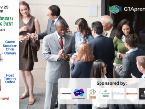 GTApreneurs November 25 Toronto Business Networking Event